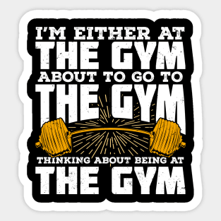 Gym Fitness Sport Weightlifting Bodybuilder Gift Sticker